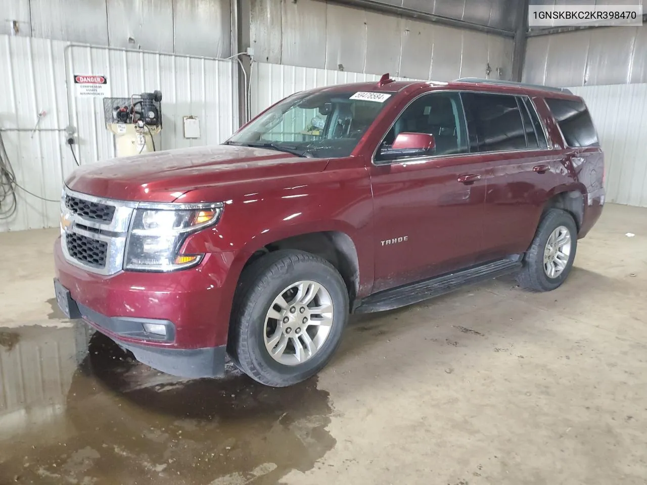 1GNSKBKC2KR398470 2019 Chevrolet Tahoe K1500 Lt