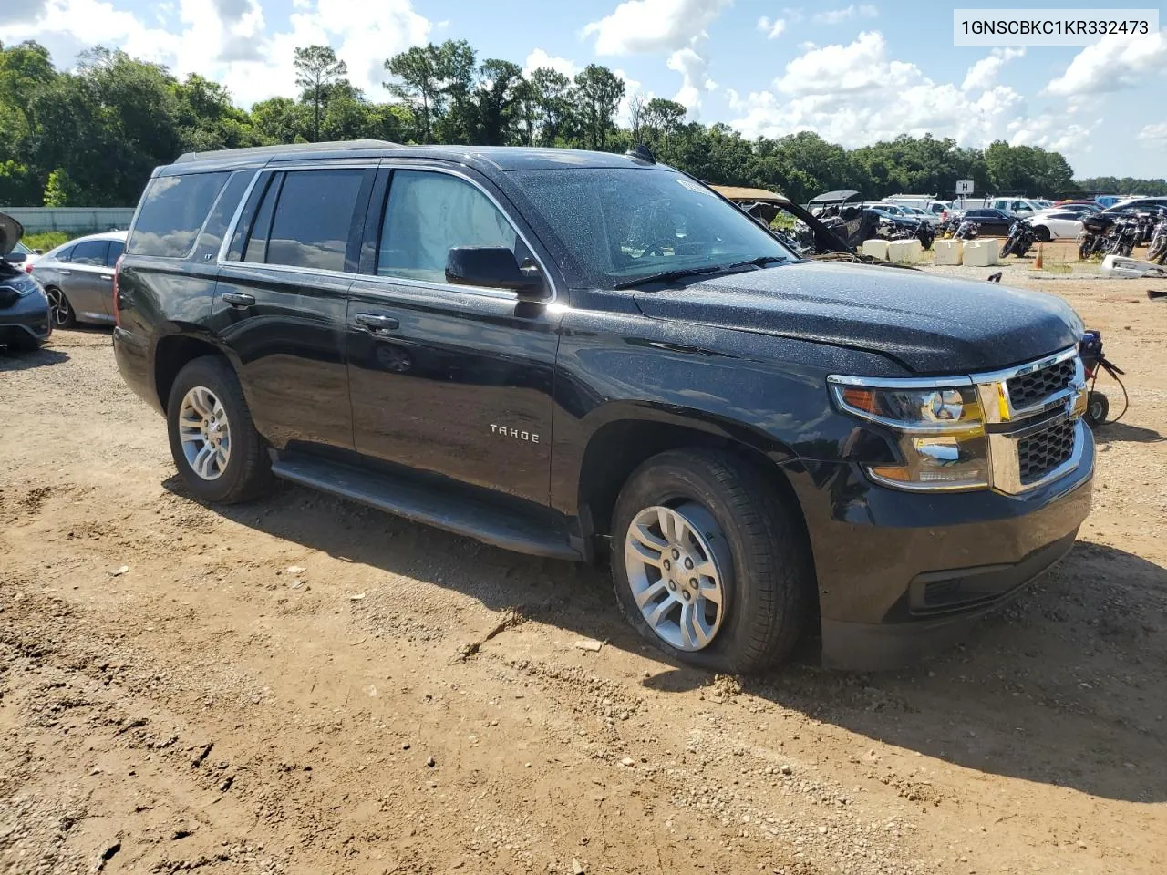 2019 Chevrolet Tahoe C1500 Lt VIN: 1GNSCBKC1KR332473 Lot: 62328234