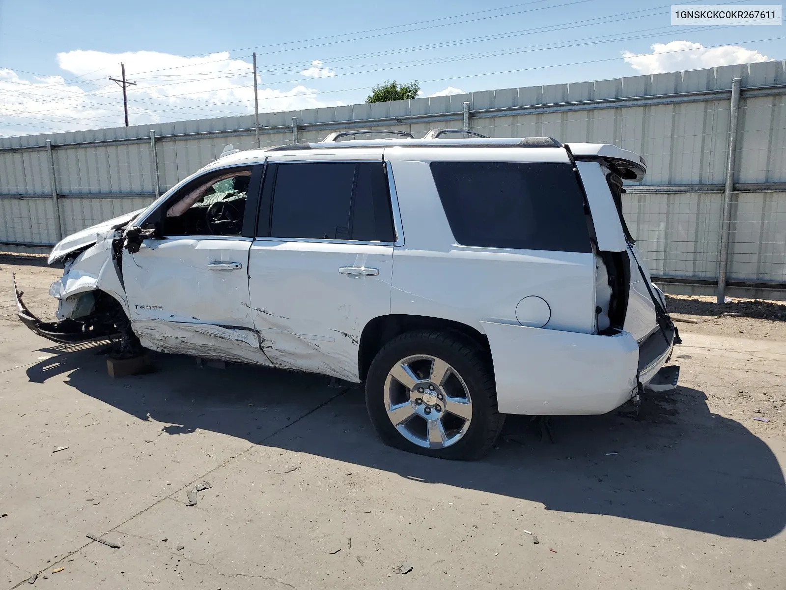 2019 Chevrolet Tahoe K1500 Premier VIN: 1GNSKCKC0KR267611 Lot: 62569494