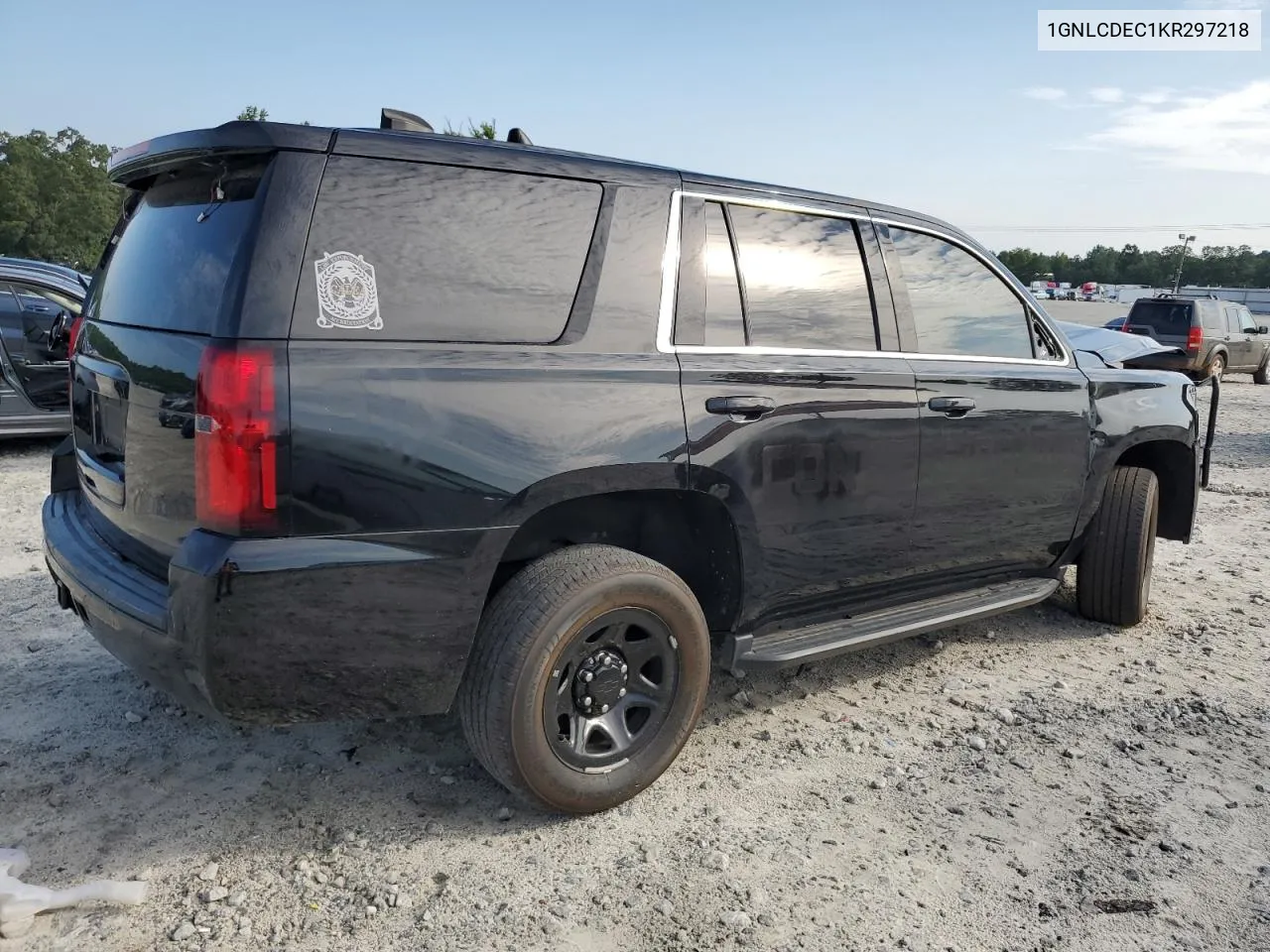 2019 Chevrolet Tahoe Police VIN: 1GNLCDEC1KR297218 Lot: 65443124