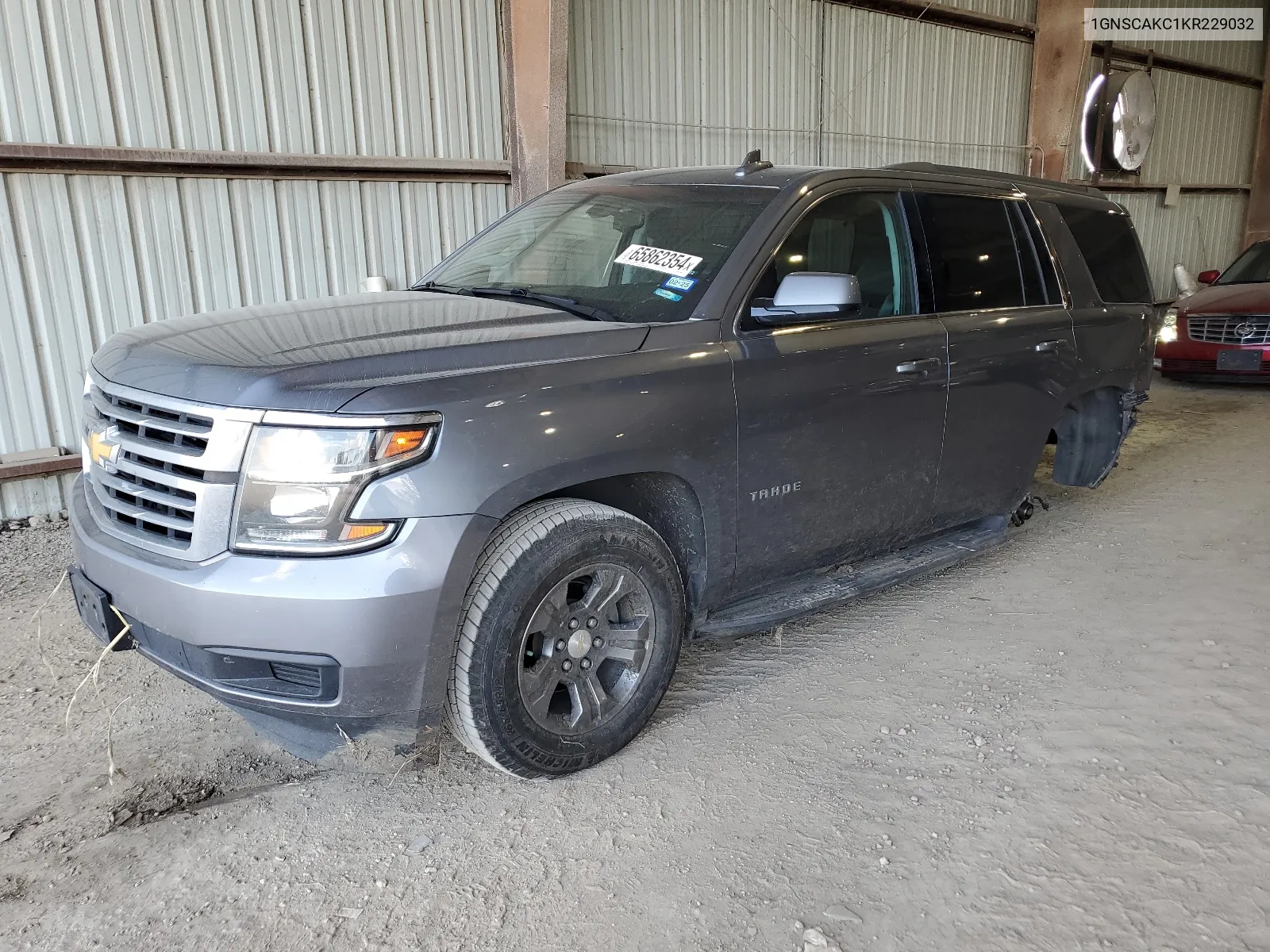 2019 Chevrolet Tahoe C1500 Ls VIN: 1GNSCAKC1KR229032 Lot: 65862354