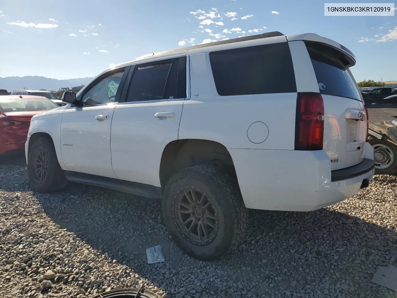 2019 Chevrolet Tahoe K1500 Lt VIN: 1GNSKBKC3KR120919 Lot: 67953234