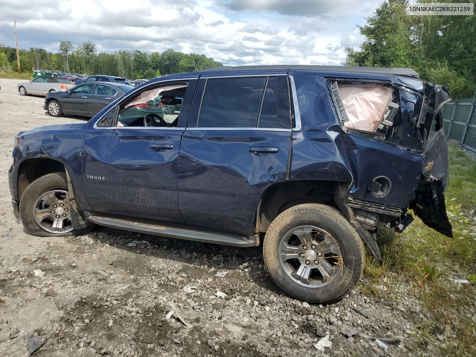 2019 Chevrolet Tahoe K1500 Ls VIN: 1GNSKAEC2KR221259 Lot: 68049384