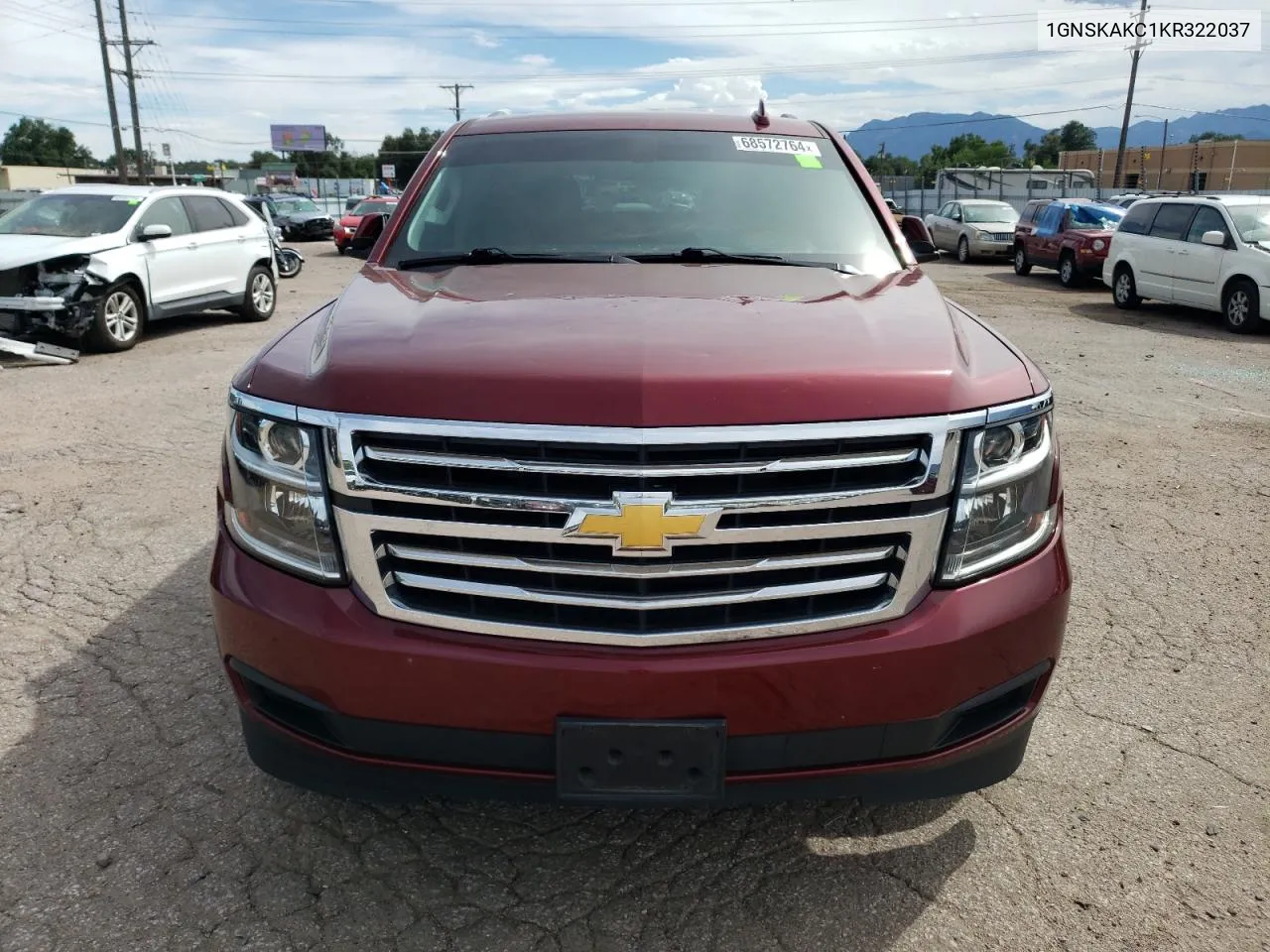 1GNSKAKC1KR322037 2019 Chevrolet Tahoe K1500 Ls