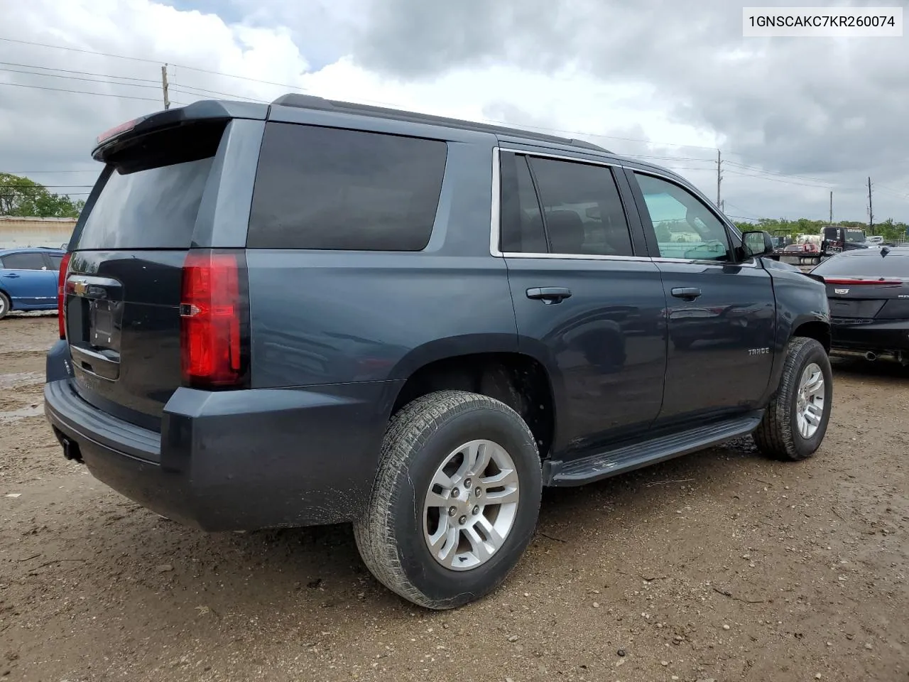 2019 Chevrolet Tahoe C1500 Ls VIN: 1GNSCAKC7KR260074 Lot: 68941404