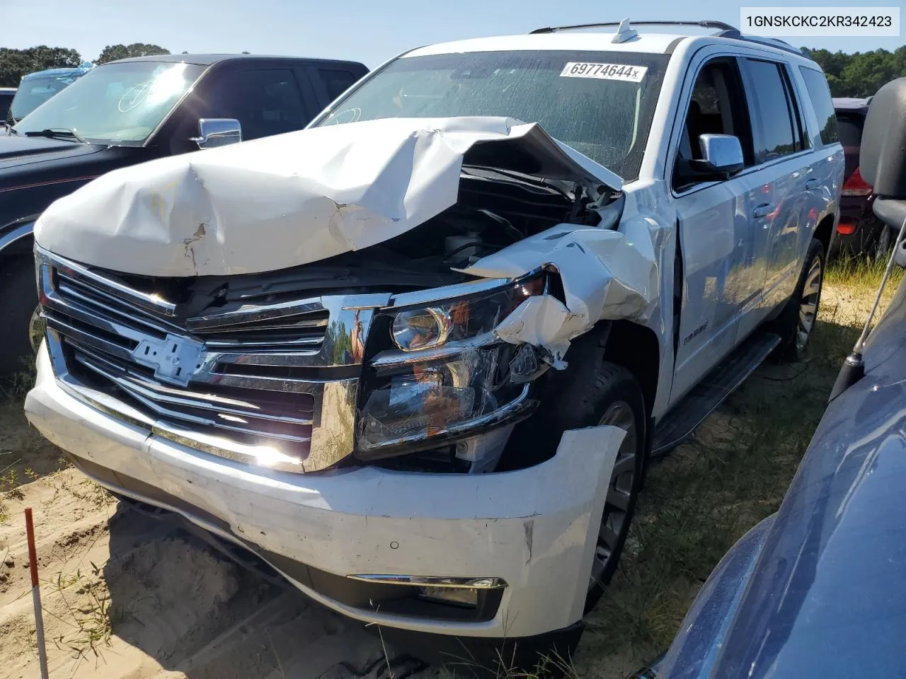 1GNSKCKC2KR342423 2019 Chevrolet Tahoe K1500 Premier