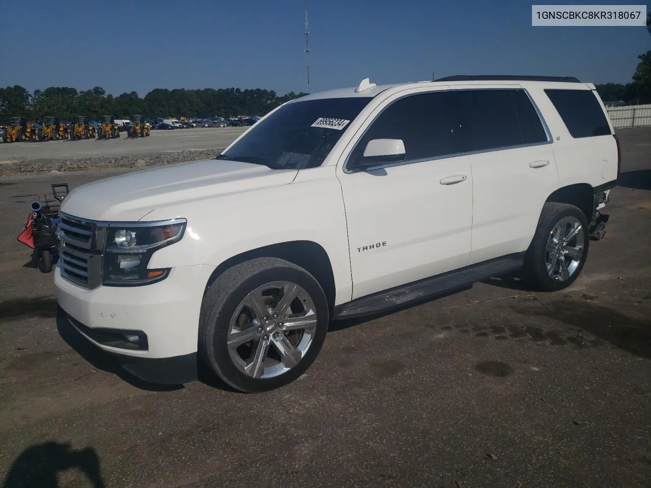 2019 Chevrolet Tahoe C1500 Lt VIN: 1GNSCBKC8KR318067 Lot: 69956234