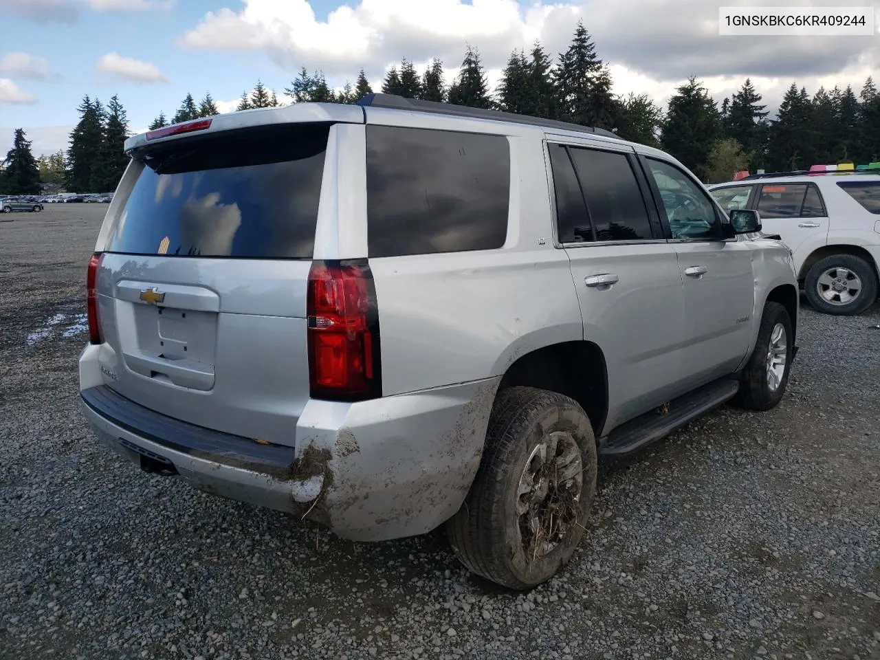 2019 Chevrolet Tahoe K1500 Lt VIN: 1GNSKBKC6KR409244 Lot: 71089954