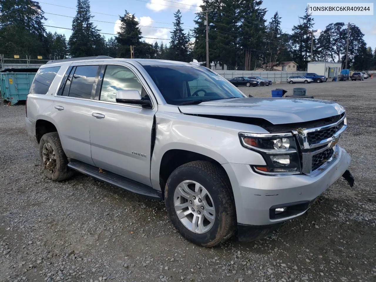 2019 Chevrolet Tahoe K1500 Lt VIN: 1GNSKBKC6KR409244 Lot: 71089954