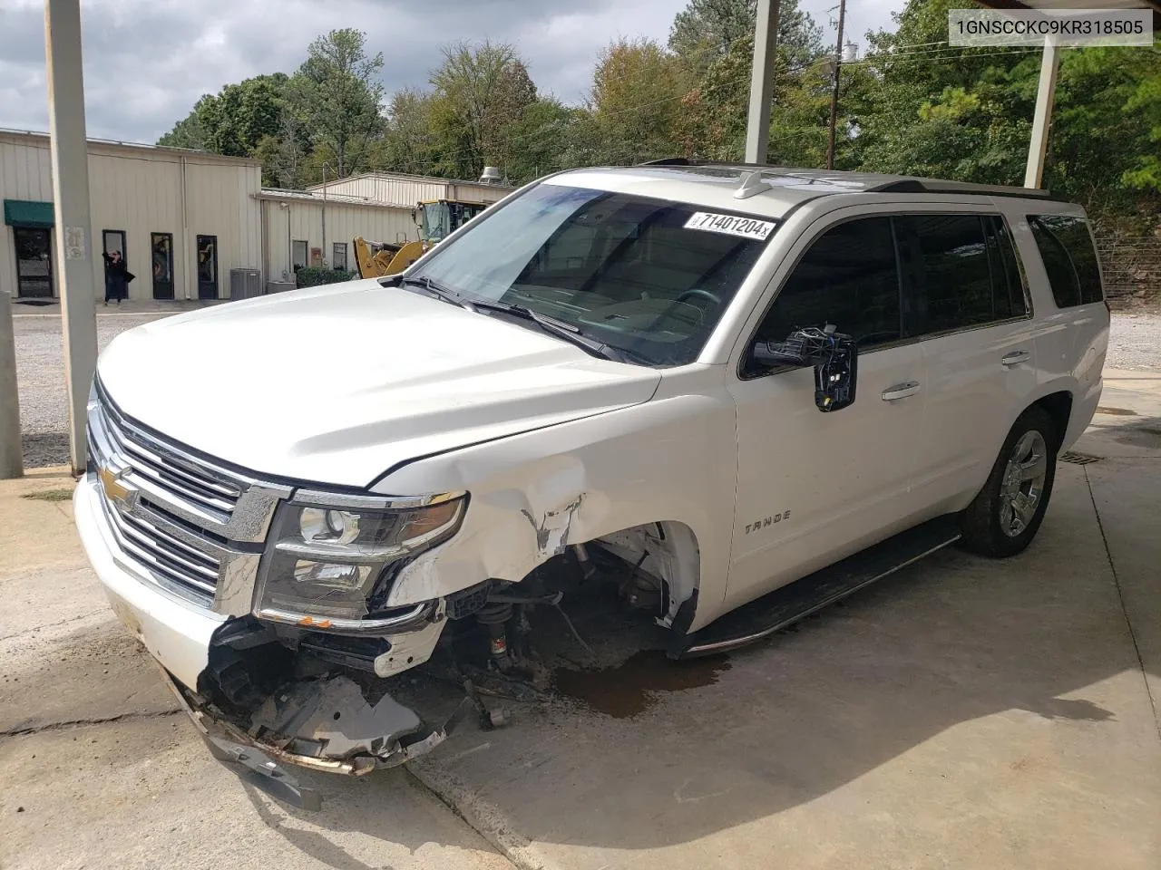 2019 Chevrolet Tahoe C1500 Premier VIN: 1GNSCCKC9KR318505 Lot: 71401204