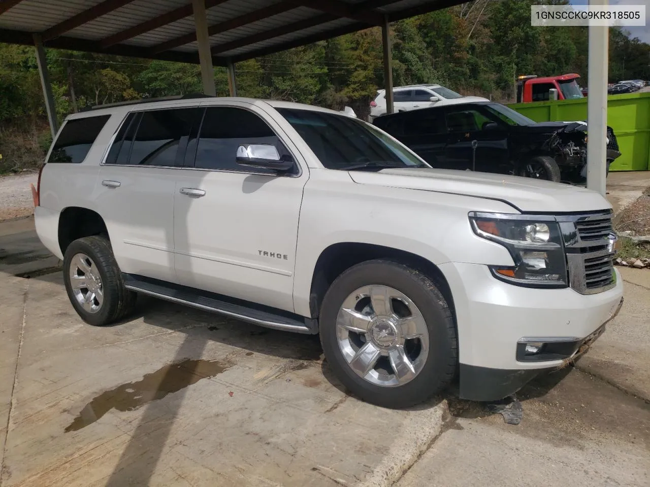 2019 Chevrolet Tahoe C1500 Premier VIN: 1GNSCCKC9KR318505 Lot: 71401204