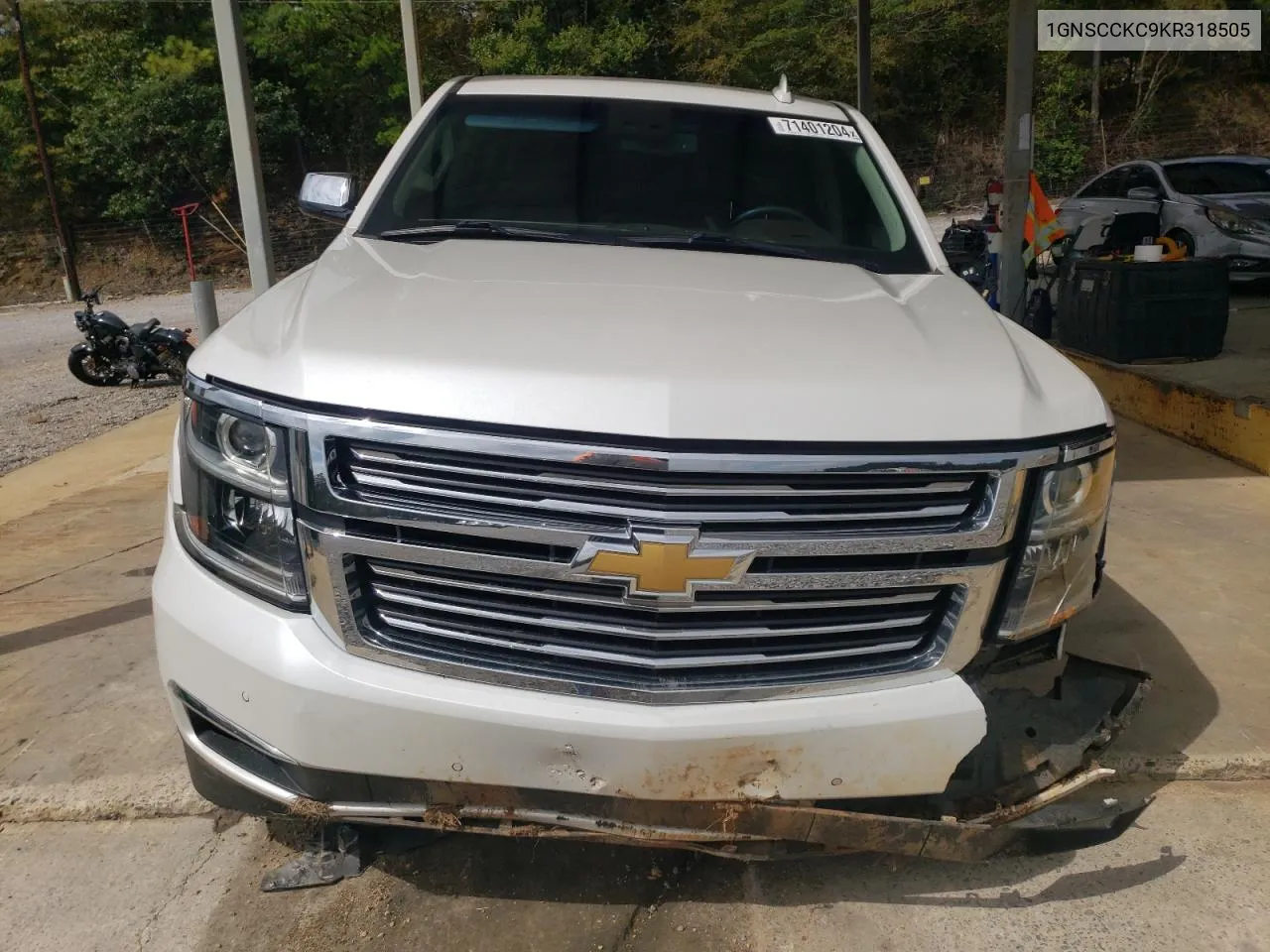 2019 Chevrolet Tahoe C1500 Premier VIN: 1GNSCCKC9KR318505 Lot: 71401204