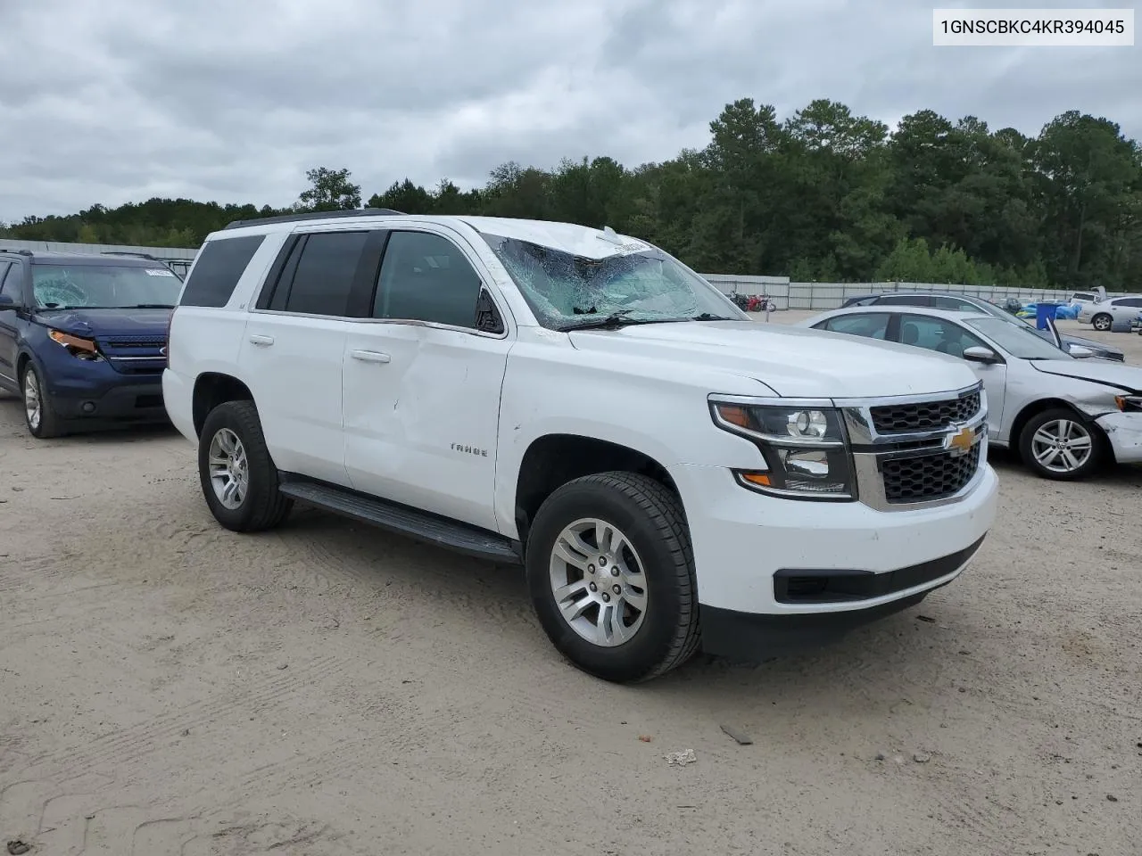 2019 Chevrolet Tahoe C1500 Lt VIN: 1GNSCBKC4KR394045 Lot: 71482374