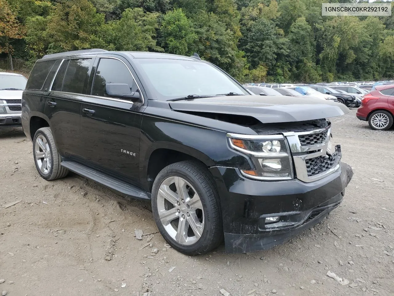 2019 Chevrolet Tahoe C1500 Lt VIN: 1GNSCBKC0KR292192 Lot: 71615864