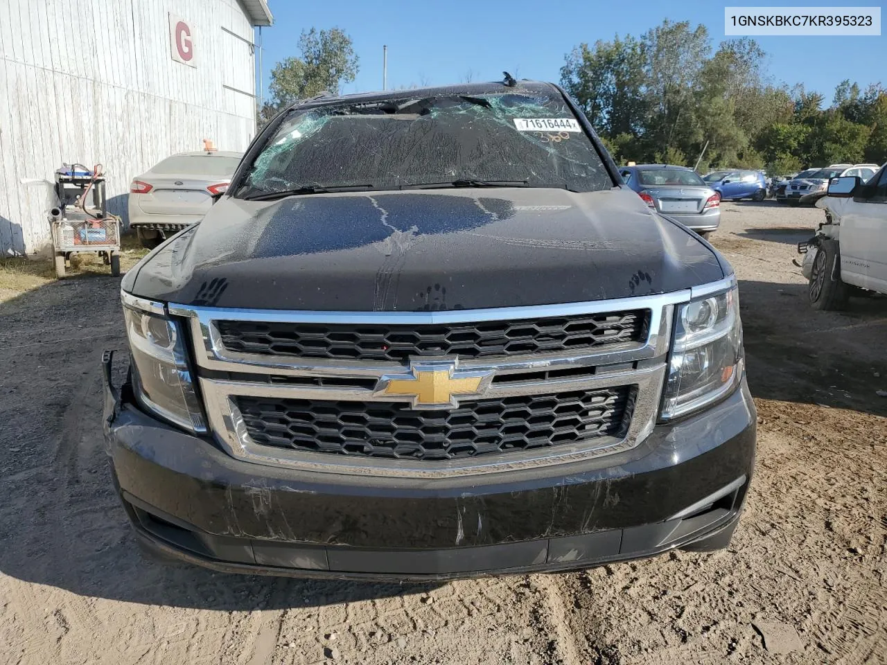 2019 Chevrolet Tahoe K1500 Lt VIN: 1GNSKBKC7KR395323 Lot: 71616444