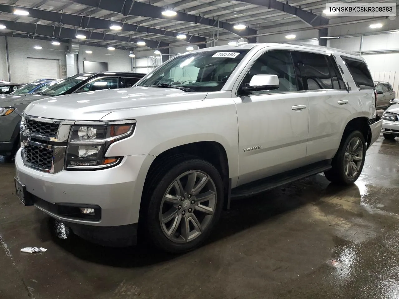 2019 Chevrolet Tahoe K1500 Lt VIN: 1GNSKBKC8KR308383 Lot: 71625194