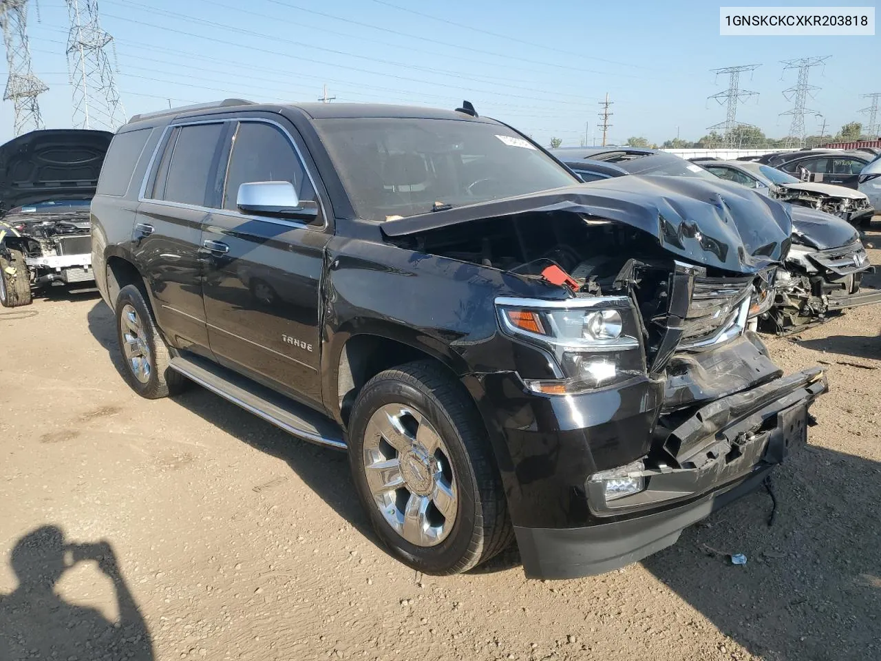 2019 Chevrolet Tahoe K1500 Premier VIN: 1GNSKCKCXKR203818 Lot: 71945794