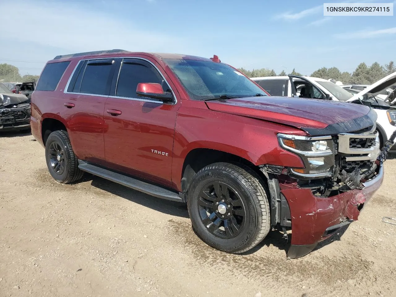 2019 Chevrolet Tahoe K1500 Lt VIN: 1GNSKBKC9KR274115 Lot: 71955494