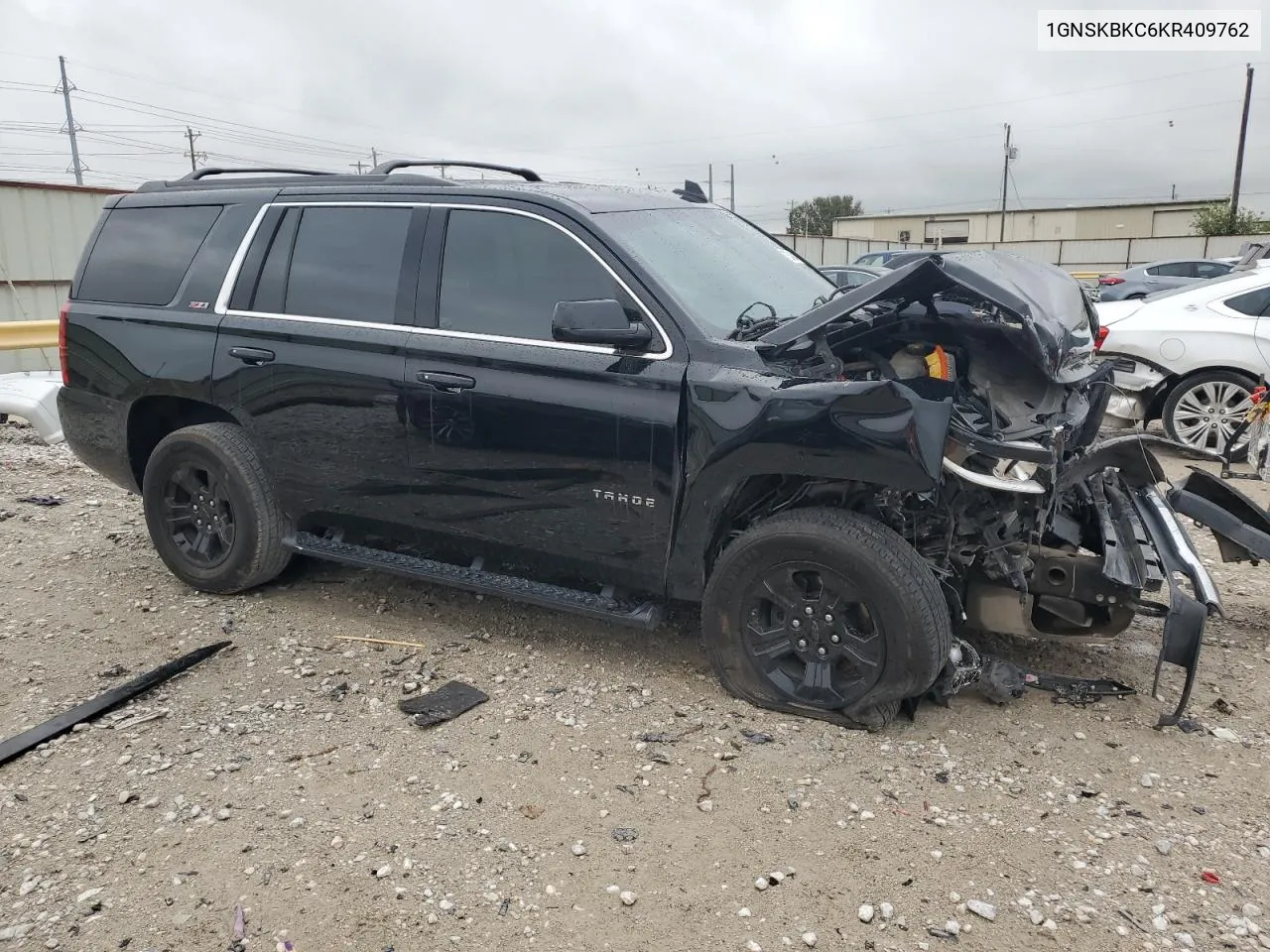 2019 Chevrolet Tahoe K1500 Lt VIN: 1GNSKBKC6KR409762 Lot: 72643894