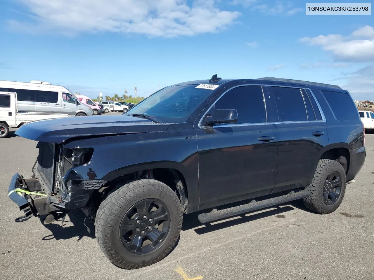 2019 Chevrolet Tahoe C1500 Ls VIN: 1GNSCAKC3KR253798 Lot: 72657864