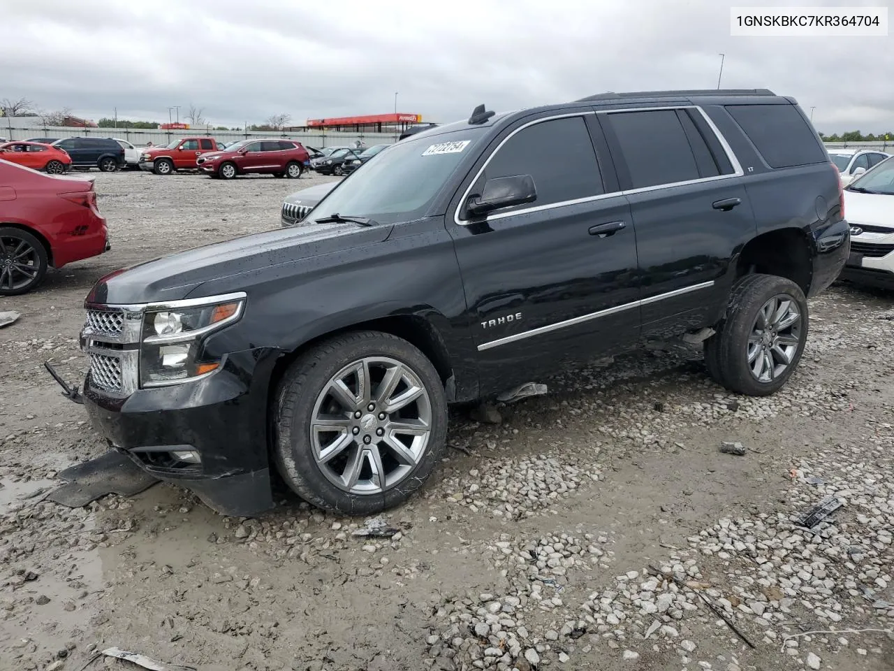 2019 Chevrolet Tahoe K1500 Lt VIN: 1GNSKBKC7KR364704 Lot: 72722754