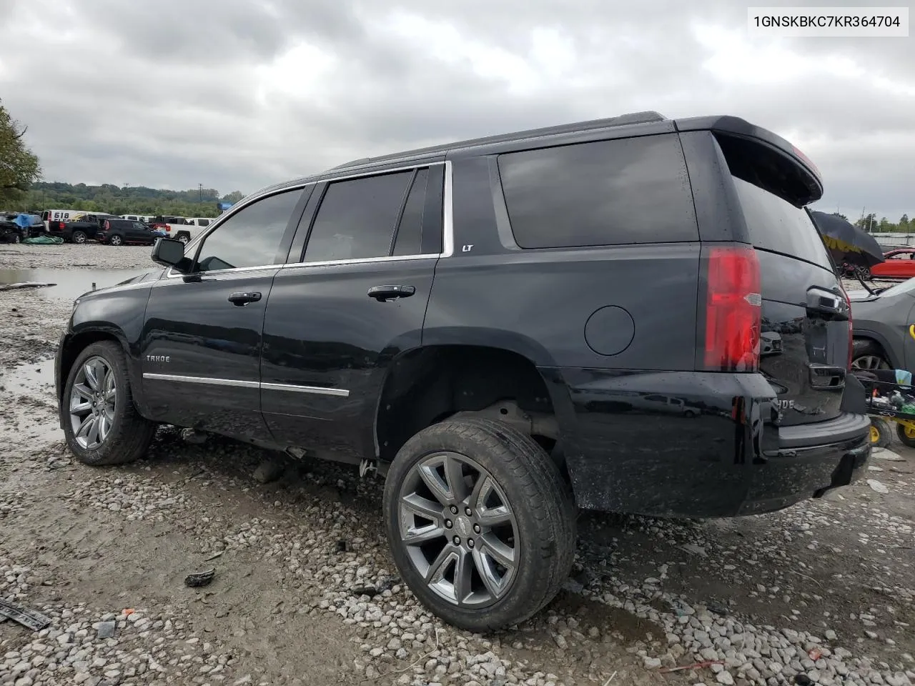 2019 Chevrolet Tahoe K1500 Lt VIN: 1GNSKBKC7KR364704 Lot: 72722754