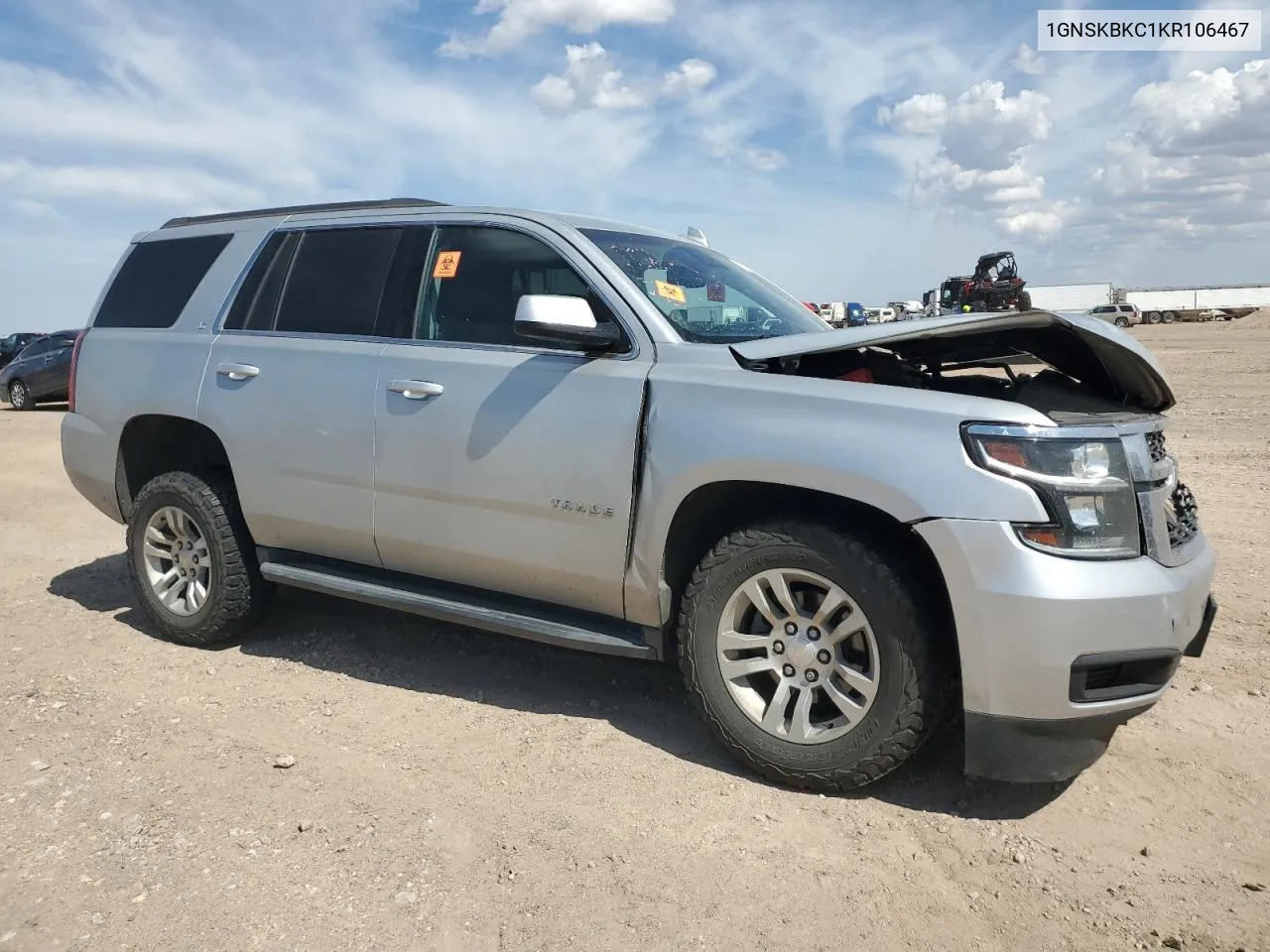 2019 Chevrolet Tahoe K1500 Lt VIN: 1GNSKBKC1KR106467 Lot: 72759904