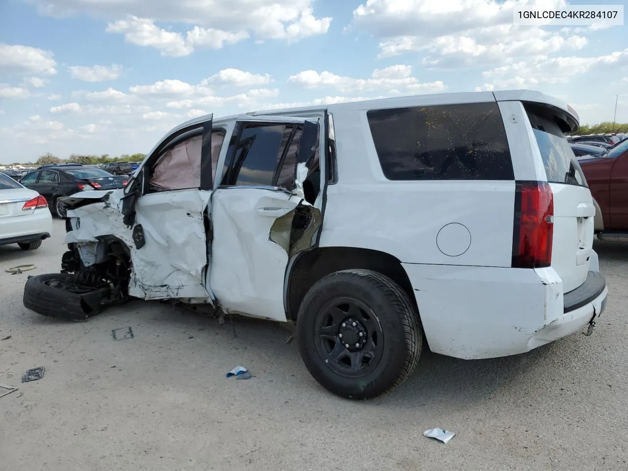 2019 Chevrolet Tahoe Police VIN: 1GNLCDEC4KR284107 Lot: 73505464