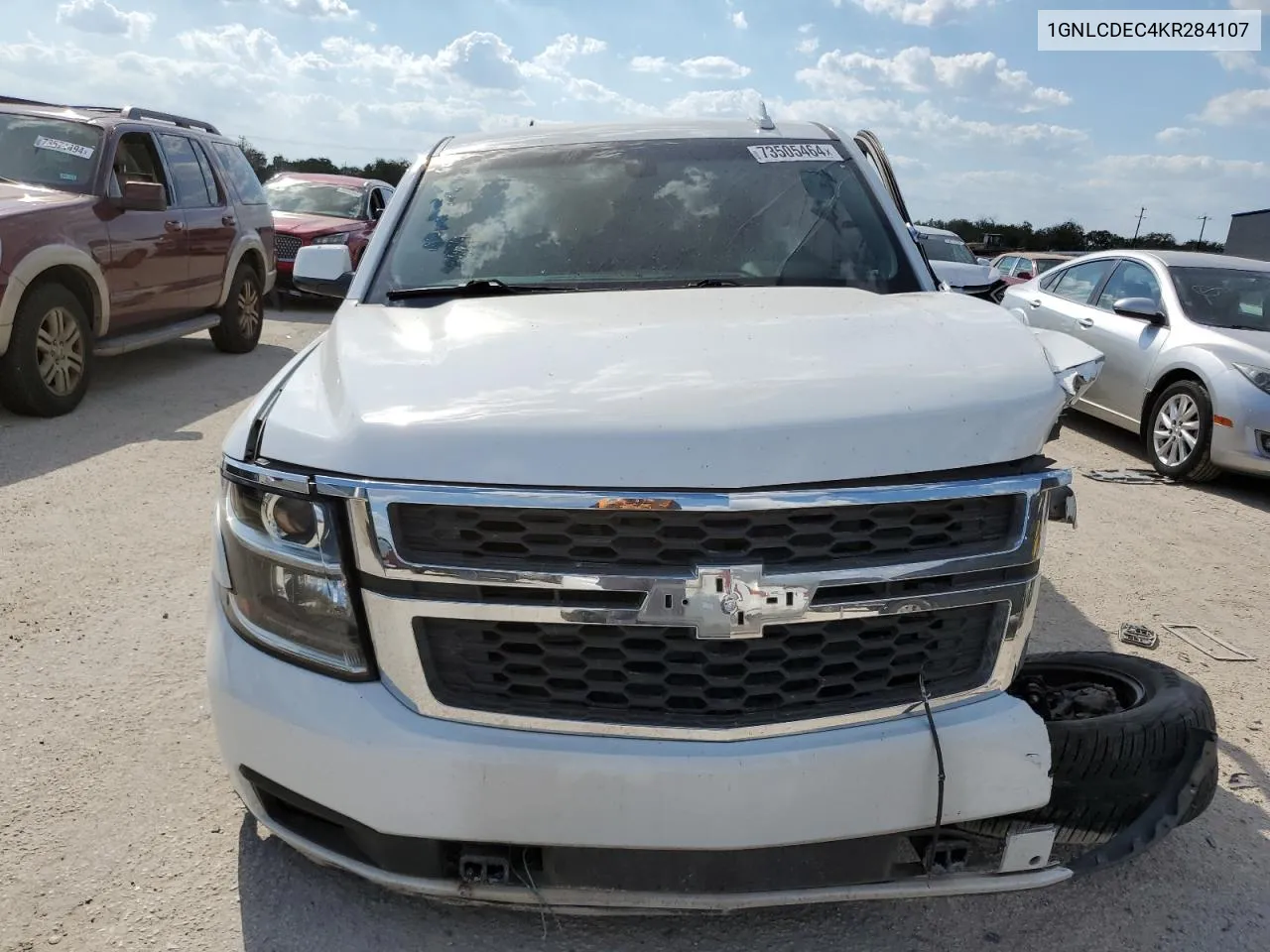 2019 Chevrolet Tahoe Police VIN: 1GNLCDEC4KR284107 Lot: 73505464