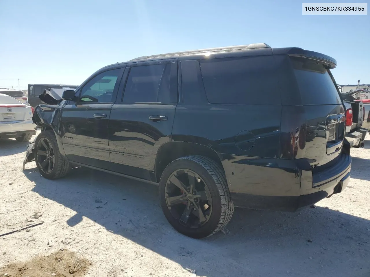 2019 Chevrolet Tahoe C1500 Lt VIN: 1GNSCBKC7KR334955 Lot: 73519004