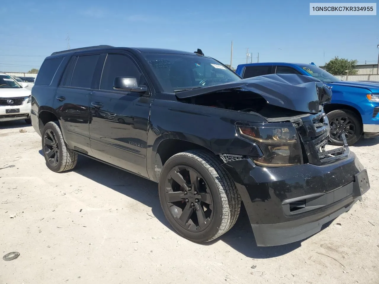 2019 Chevrolet Tahoe C1500 Lt VIN: 1GNSCBKC7KR334955 Lot: 73519004