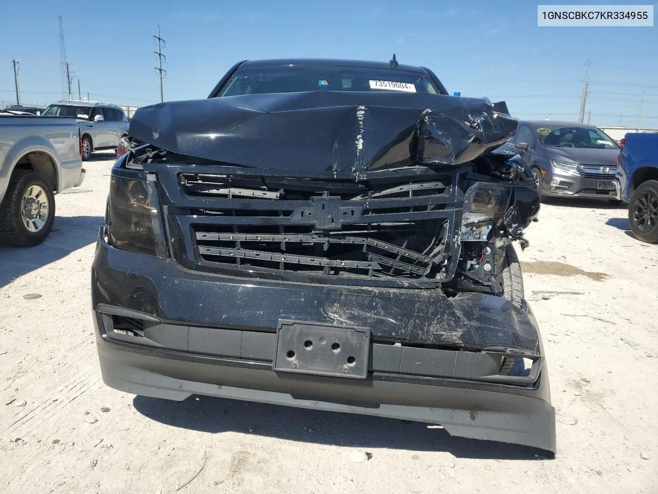 2019 Chevrolet Tahoe C1500 Lt VIN: 1GNSCBKC7KR334955 Lot: 73519004