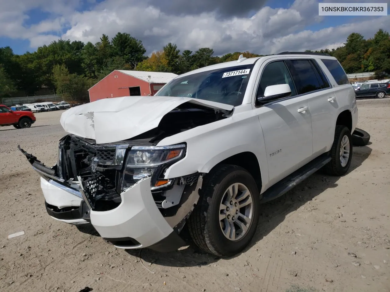 2019 Chevrolet Tahoe K1500 Lt VIN: 1GNSKBKC8KR367353 Lot: 73717144