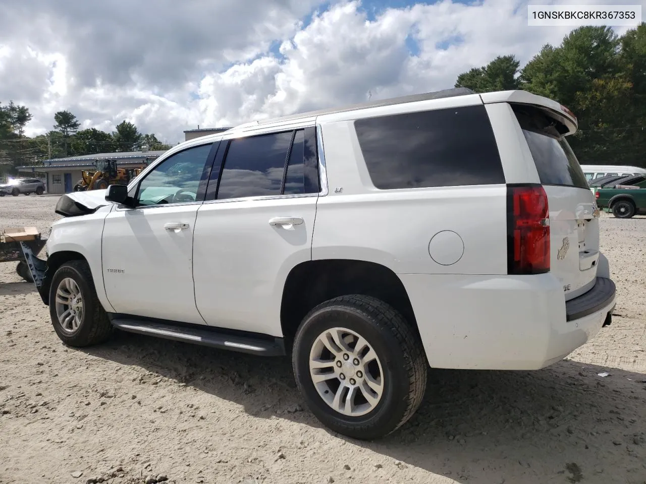 2019 Chevrolet Tahoe K1500 Lt VIN: 1GNSKBKC8KR367353 Lot: 73717144