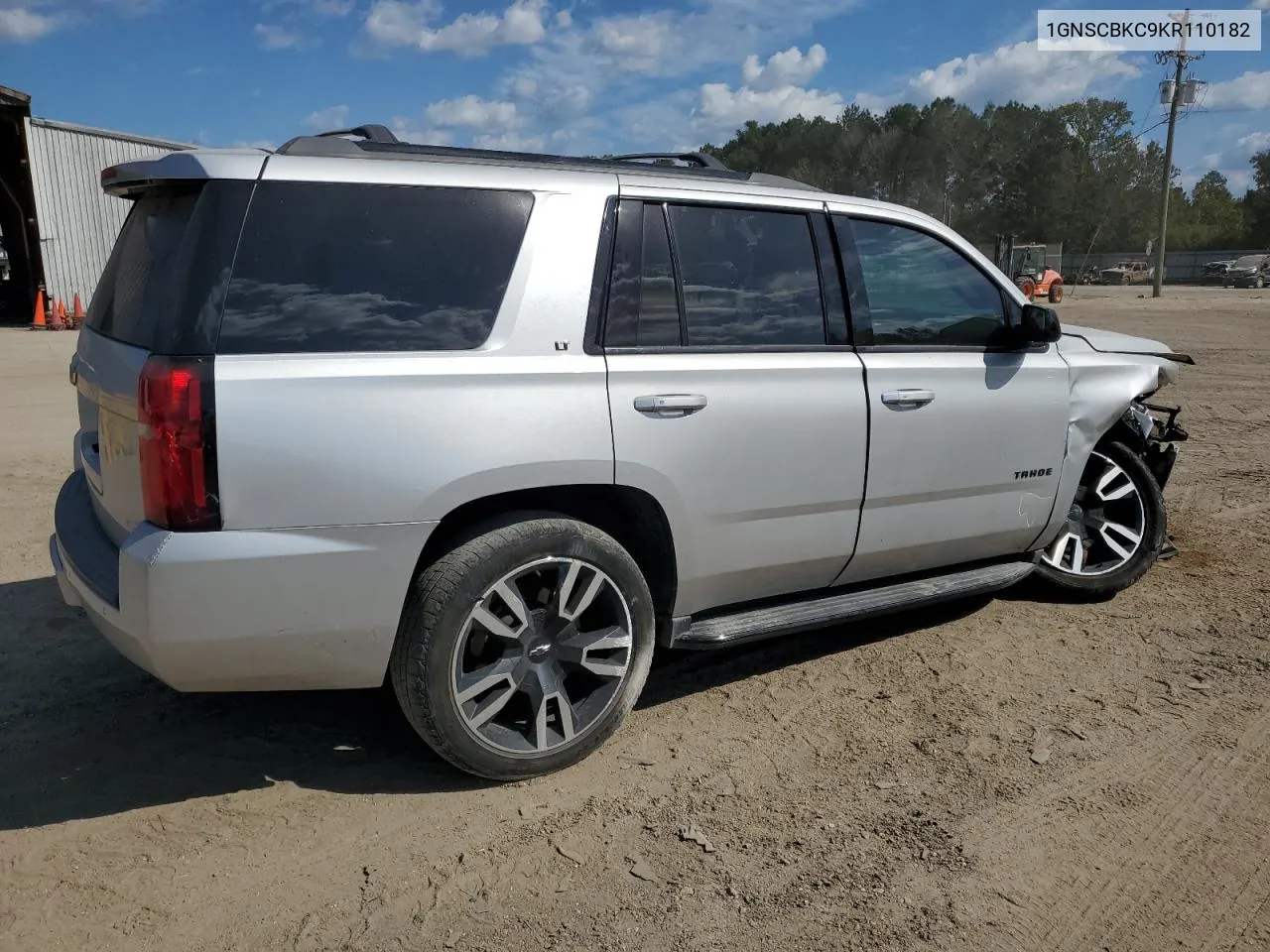 2019 Chevrolet Tahoe C1500 Lt VIN: 1GNSCBKC9KR110182 Lot: 74024874