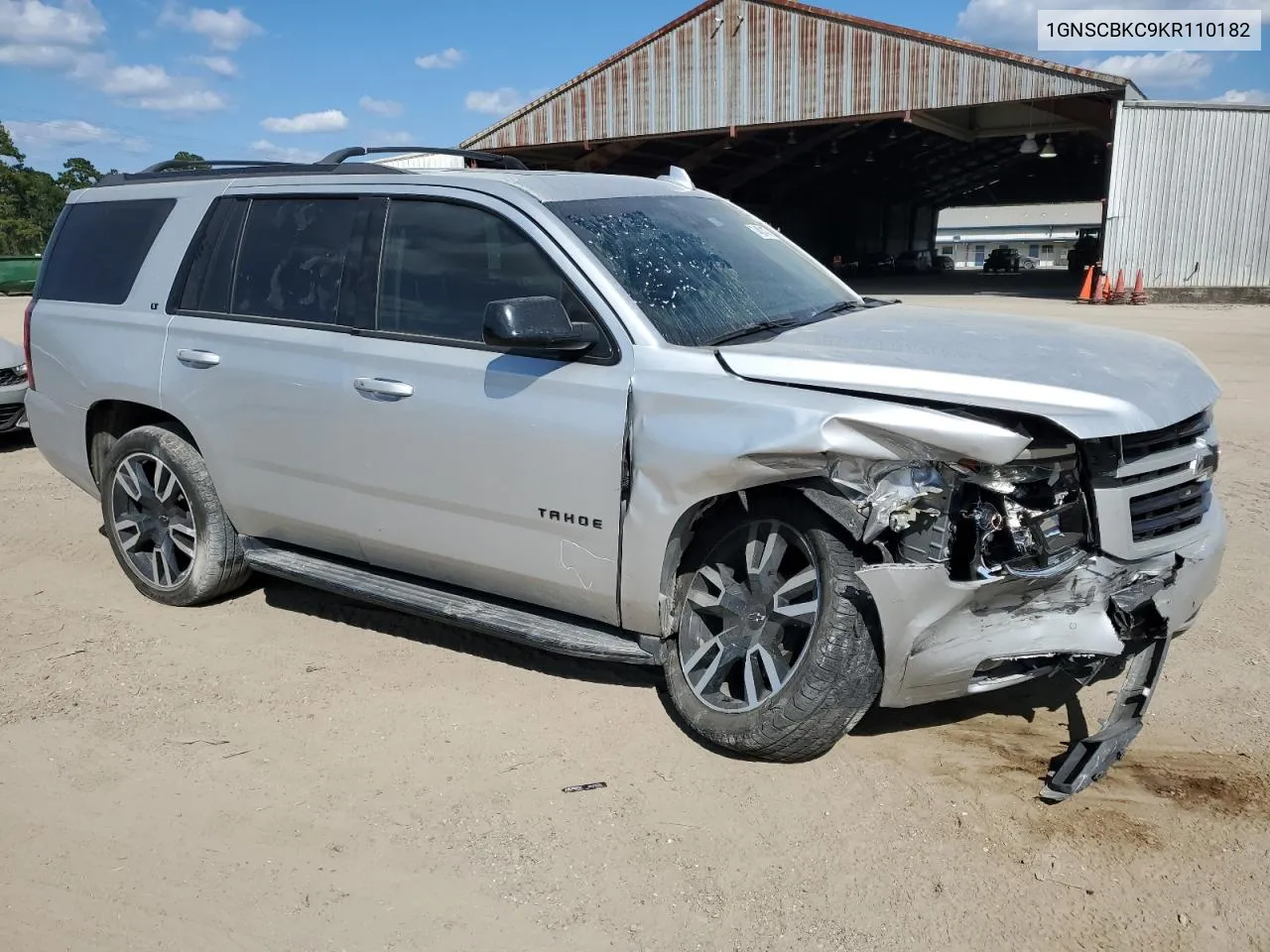 2019 Chevrolet Tahoe C1500 Lt VIN: 1GNSCBKC9KR110182 Lot: 74024874