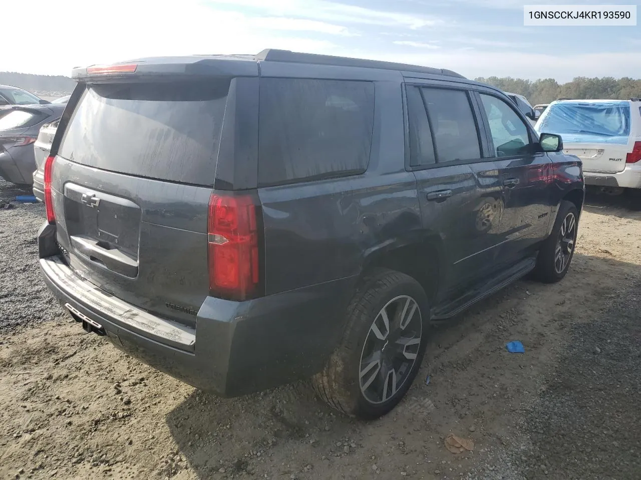 2019 Chevrolet Tahoe C1500 Premier VIN: 1GNSCCKJ4KR193590 Lot: 74721004