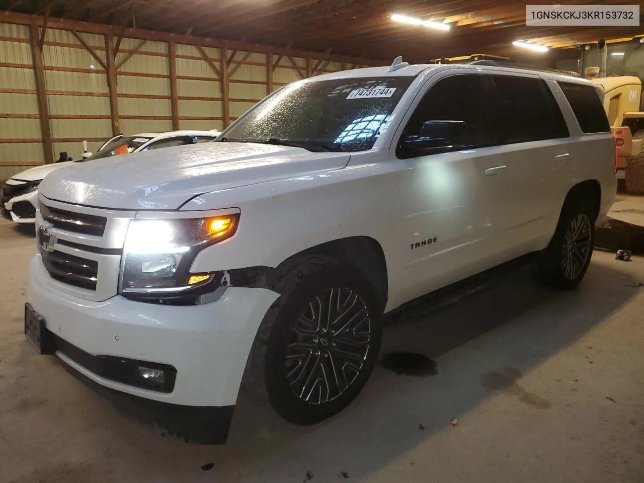 2019 Chevrolet Tahoe K1500 Premier VIN: 1GNSKCKJ3KR153732 Lot: 74731744