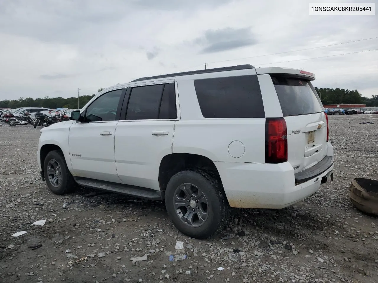 2019 Chevrolet Tahoe C1500 Ls VIN: 1GNSCAKC8KR205441 Lot: 74775334