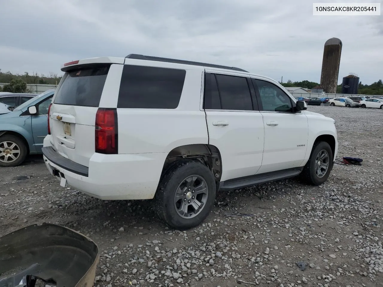 2019 Chevrolet Tahoe C1500 Ls VIN: 1GNSCAKC8KR205441 Lot: 74775334