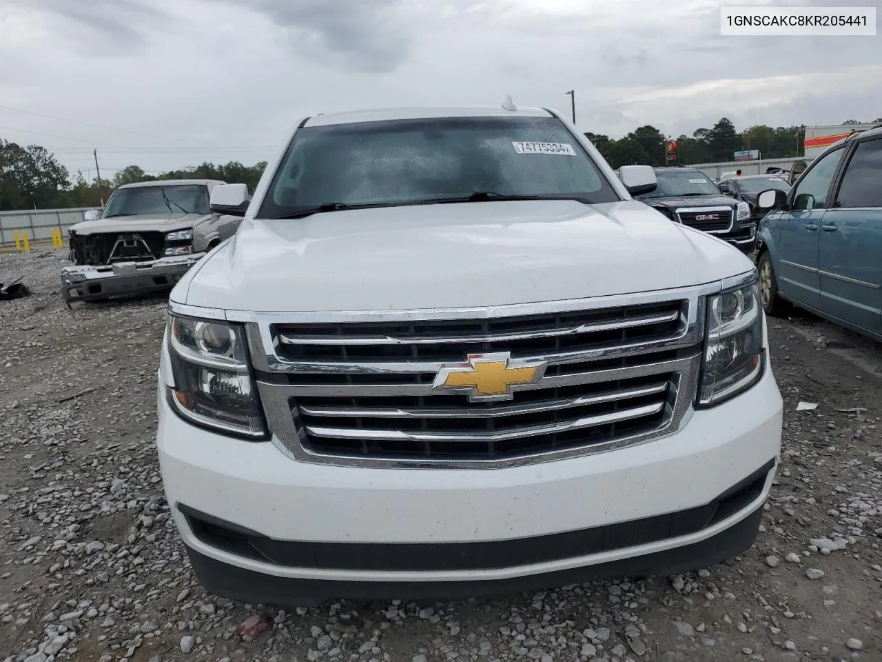 2019 Chevrolet Tahoe C1500 Ls VIN: 1GNSCAKC8KR205441 Lot: 74775334