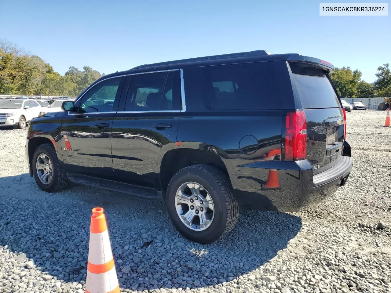 2019 Chevrolet Tahoe C1500 Ls VIN: 1GNSCAKC8KR336224 Lot: 75646654