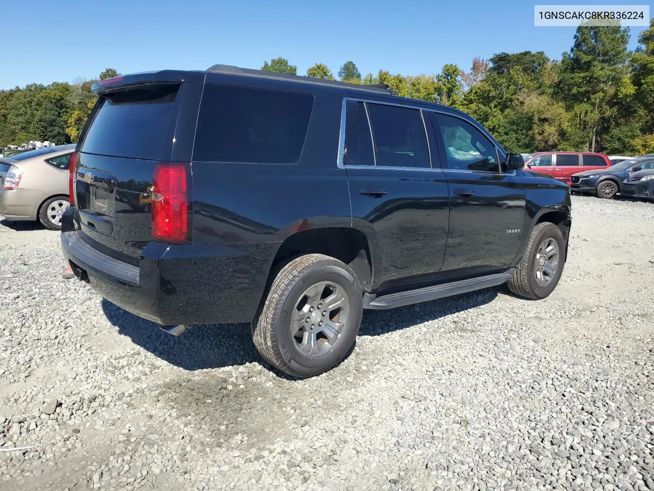 2019 Chevrolet Tahoe C1500 Ls VIN: 1GNSCAKC8KR336224 Lot: 75646654