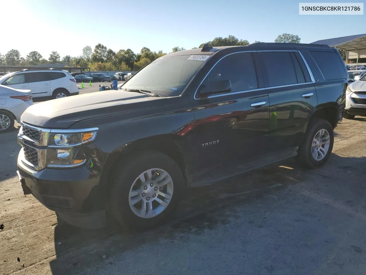 2019 Chevrolet Tahoe C1500 Lt VIN: 1GNSCBKC8KR121786 Lot: 75833784