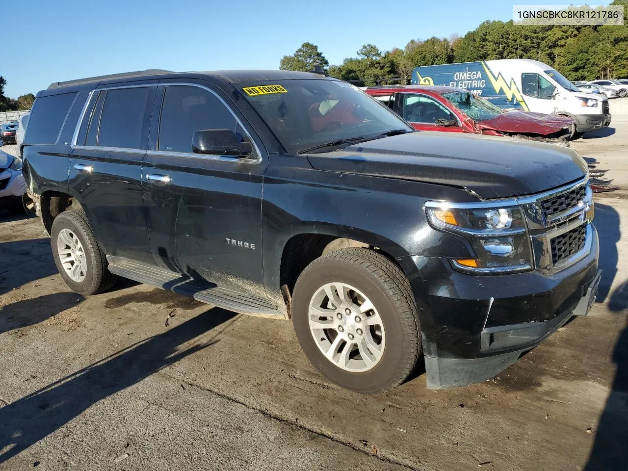 2019 Chevrolet Tahoe C1500 Lt VIN: 1GNSCBKC8KR121786 Lot: 75833784