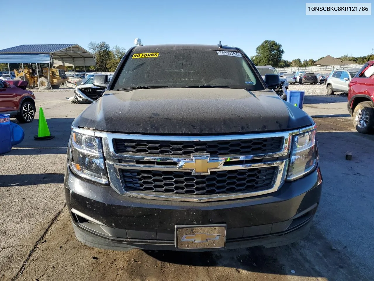 2019 Chevrolet Tahoe C1500 Lt VIN: 1GNSCBKC8KR121786 Lot: 75833784