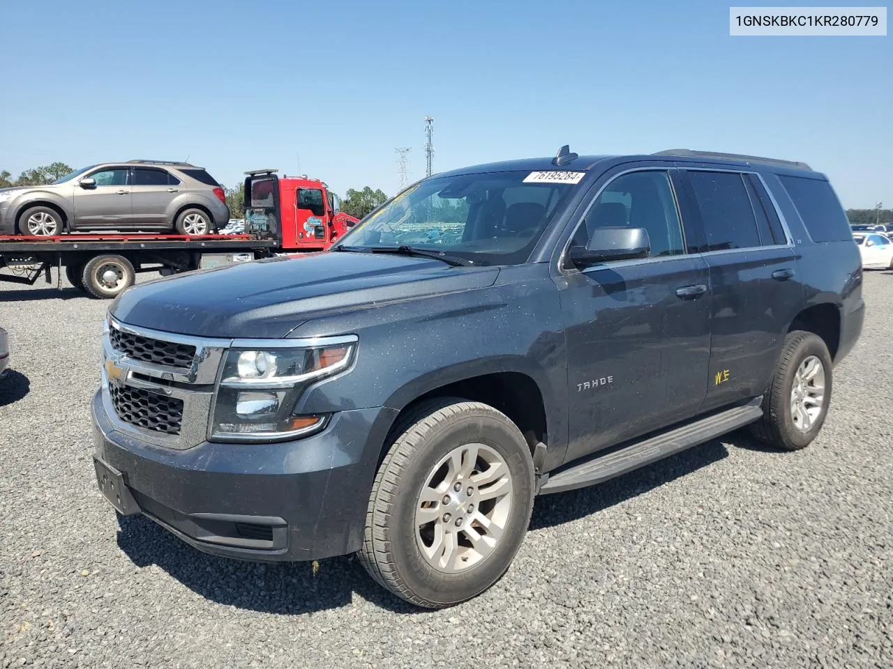 2019 Chevrolet Tahoe K1500 Lt VIN: 1GNSKBKC1KR280779 Lot: 76195284