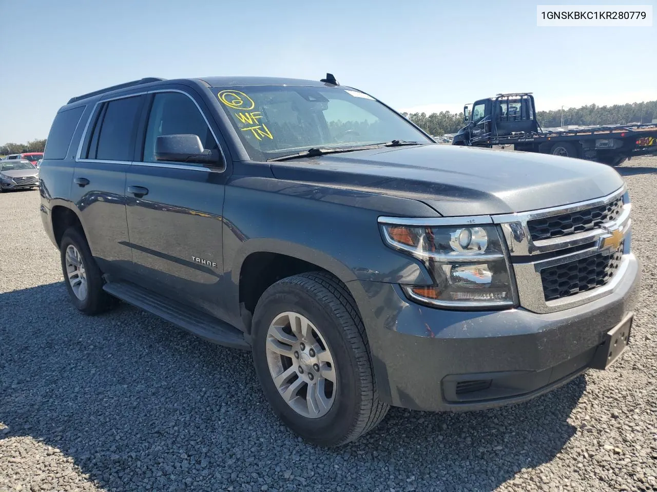 2019 Chevrolet Tahoe K1500 Lt VIN: 1GNSKBKC1KR280779 Lot: 76195284