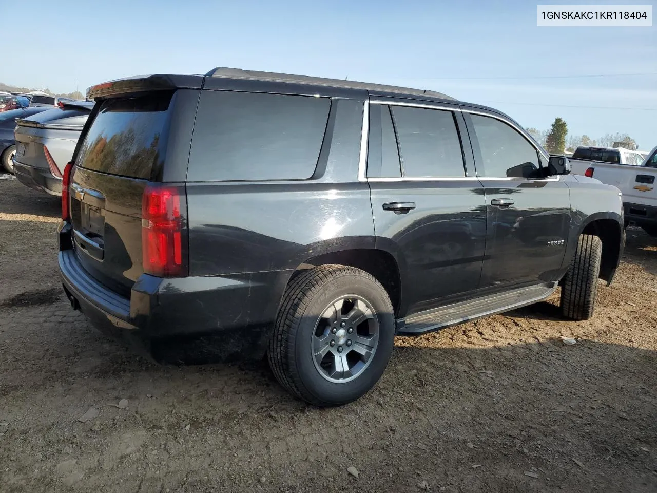 2019 Chevrolet Tahoe K1500 Ls VIN: 1GNSKAKC1KR118404 Lot: 76542334