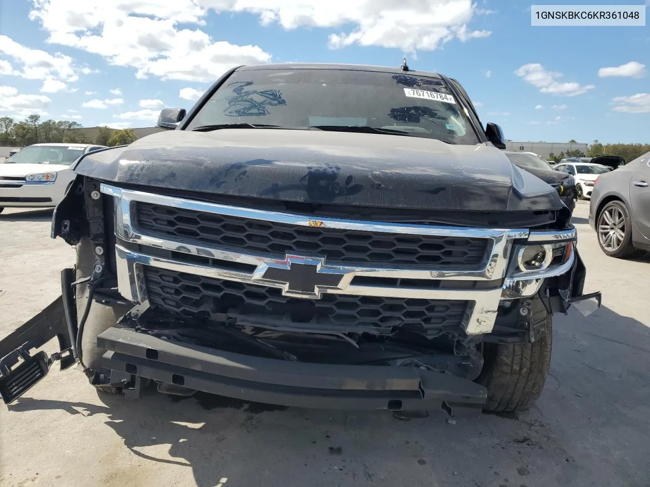 2019 Chevrolet Tahoe K1500 Lt VIN: 1GNSKBKC6KR361048 Lot: 76716784